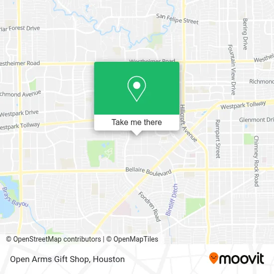Open Arms Gift Shop map