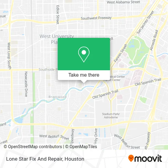 Lone  Star Fix And Repair map