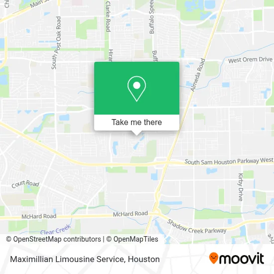 Maximillian Limousine Service map