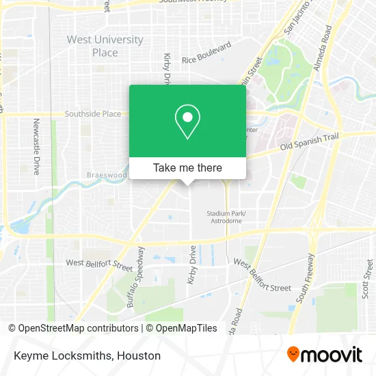 Keyme Locksmiths map