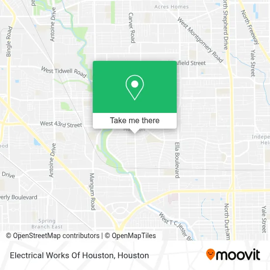Electrical Works Of Houston map