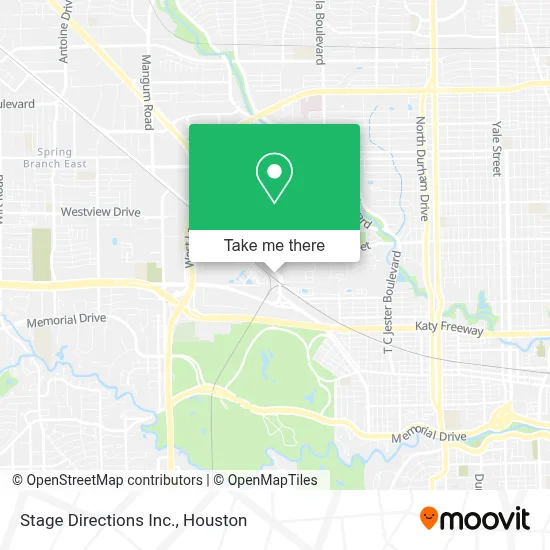 Stage Directions Inc. map