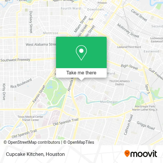 Cupcake Kitchen map