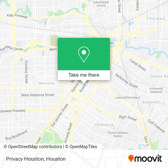 Privacy Houston map