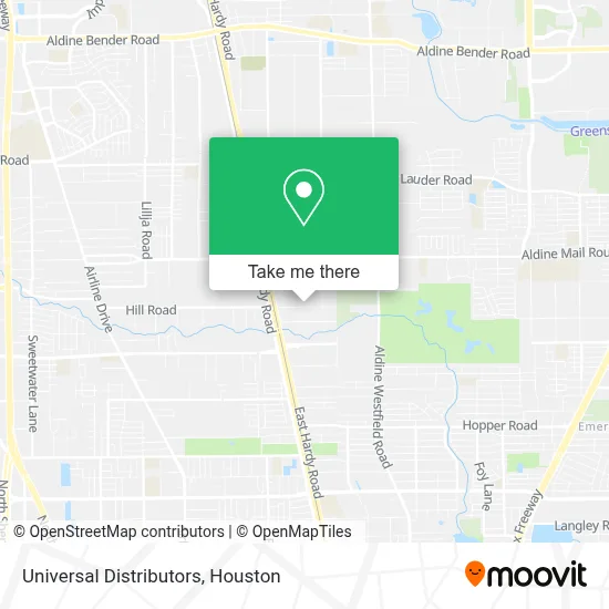 Universal Distributors map