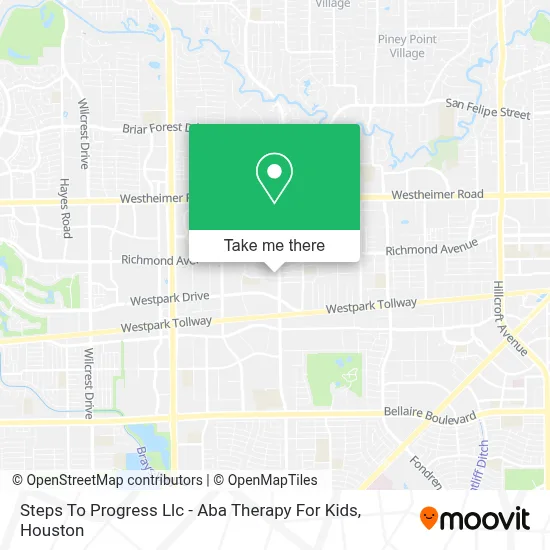 Steps To Progress Llc - Aba Therapy For Kids map