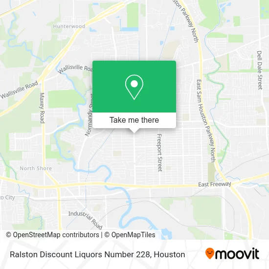 Ralston Discount Liquors Number 228 map