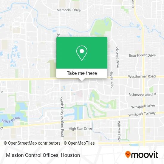 Mission Control Offices map