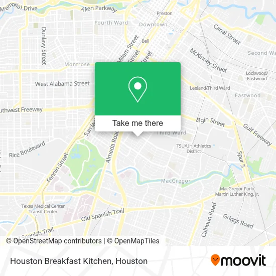 Houston Breakfast Kitchen map