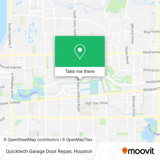 Quicktech Garage Door Repair map