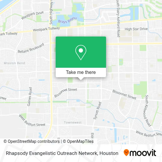 Rhapsody Evangelistic Outreach Network map
