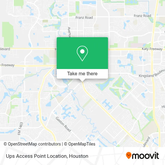 Mapa de Ups Access Point Location