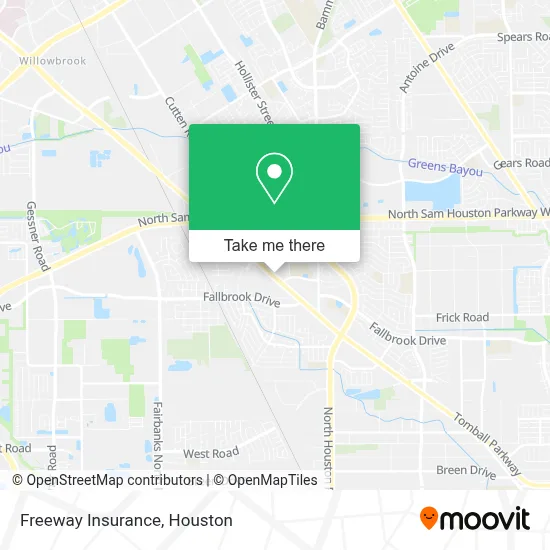 Freeway Insurance map
