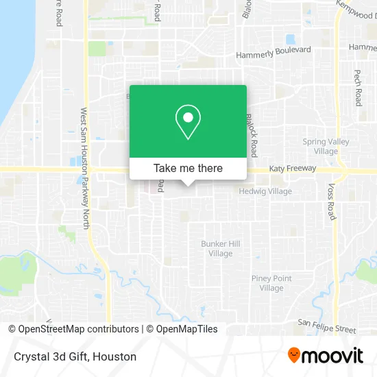 Crystal 3d Gift map
