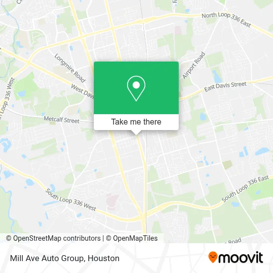 Mill Ave Auto Group map