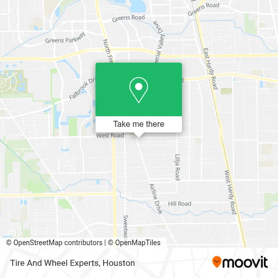 Tire And Wheel Experts map