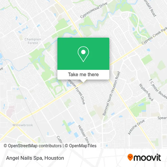 Angel Nails Spa map