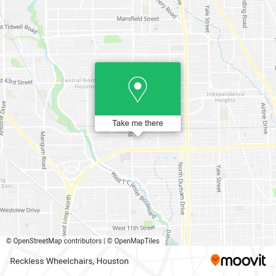 Reckless Wheelchairs map