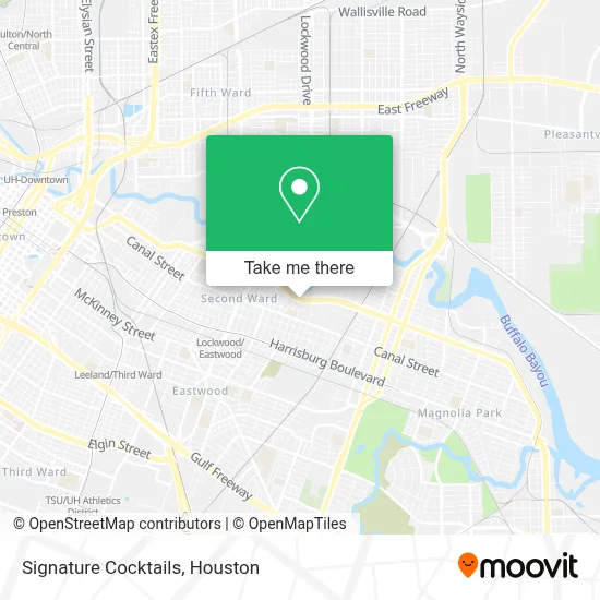 Signature Cocktails map