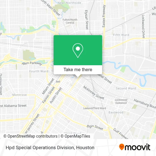 Hpd Special Operations Division map