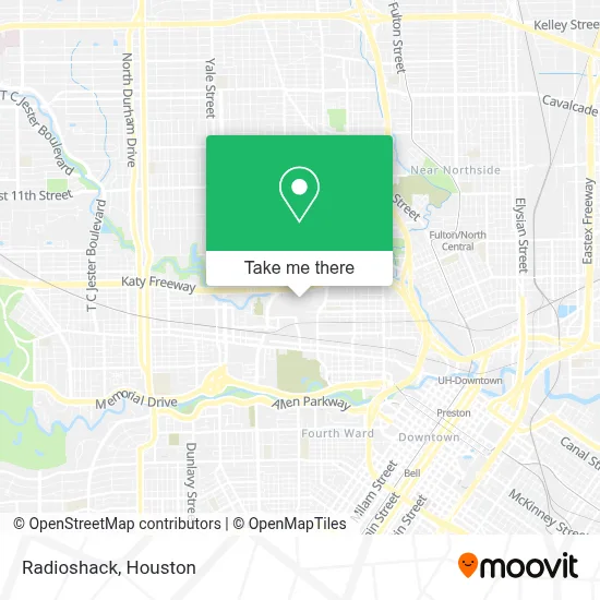 Radioshack map