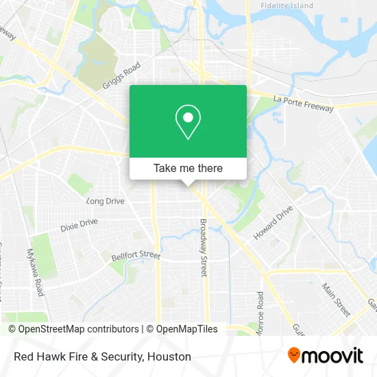 Red Hawk Fire & Security map