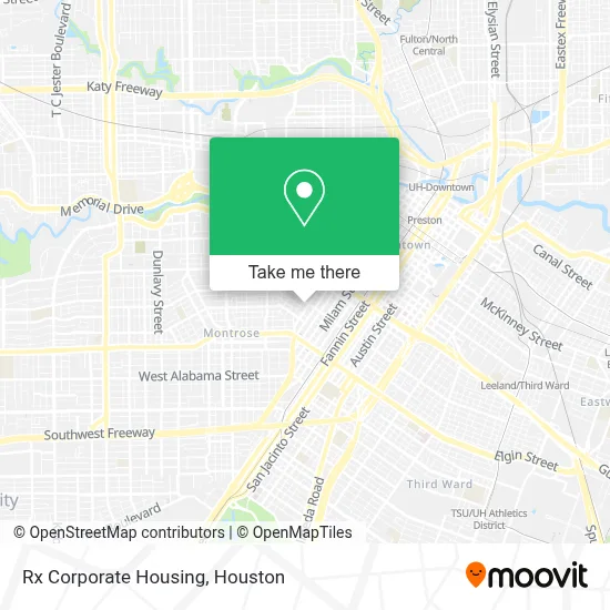 Rx Corporate Housing map
