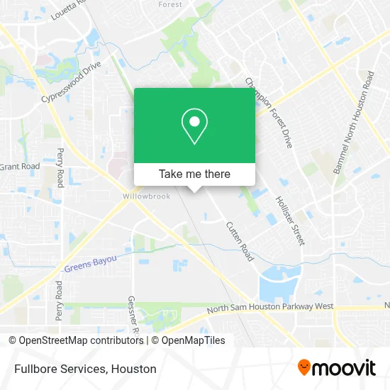 Fullbore Services map