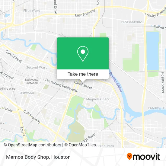 Memos Body Shop map