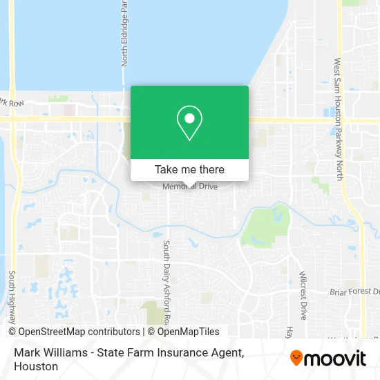 Mark Williams - State Farm Insurance Agent map
