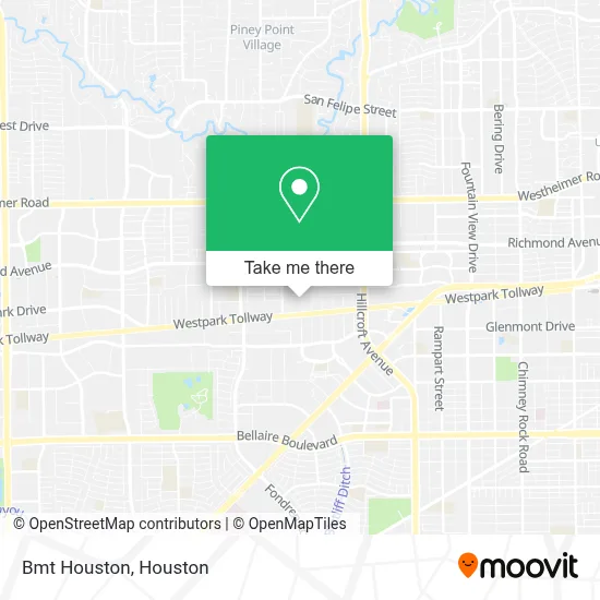 Bmt Houston map