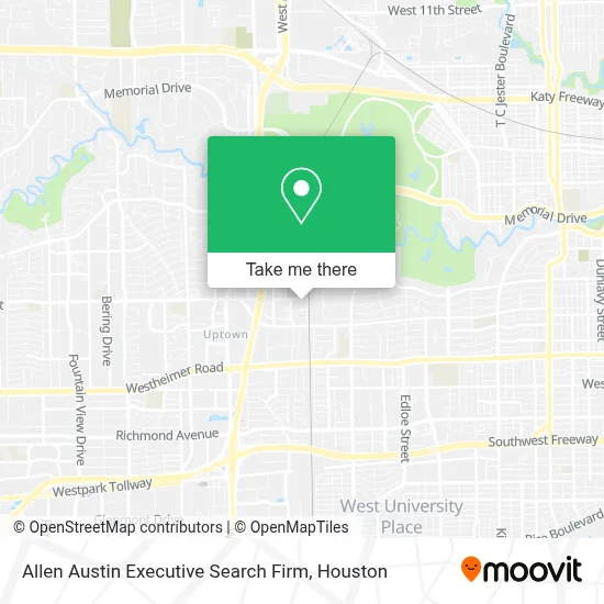 Allen Austin Executive Search Firm map