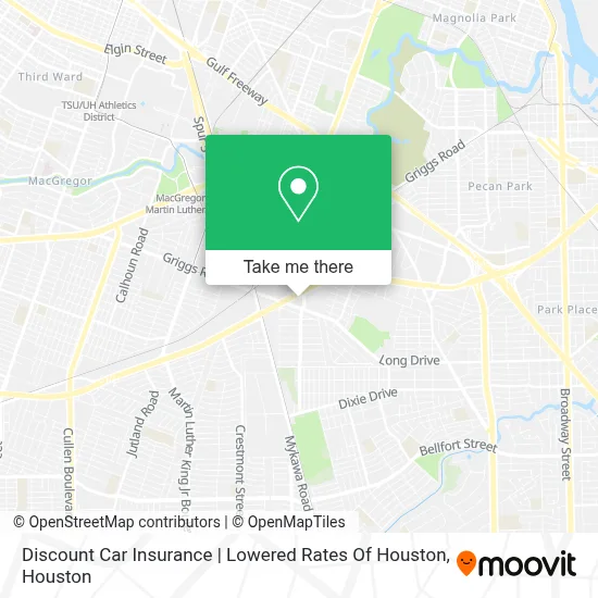 Discount Car Insurance | Lowered Rates Of Houston map