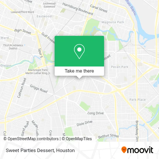 Sweet Parties Dessert map