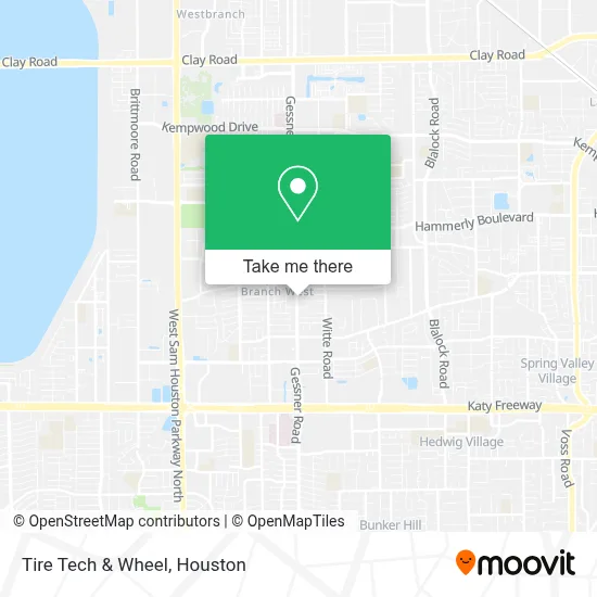 Tire Tech & Wheel map