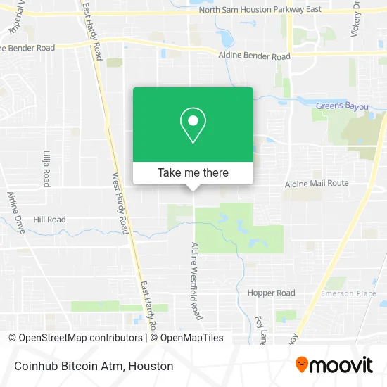 Coinhub Bitcoin Atm map