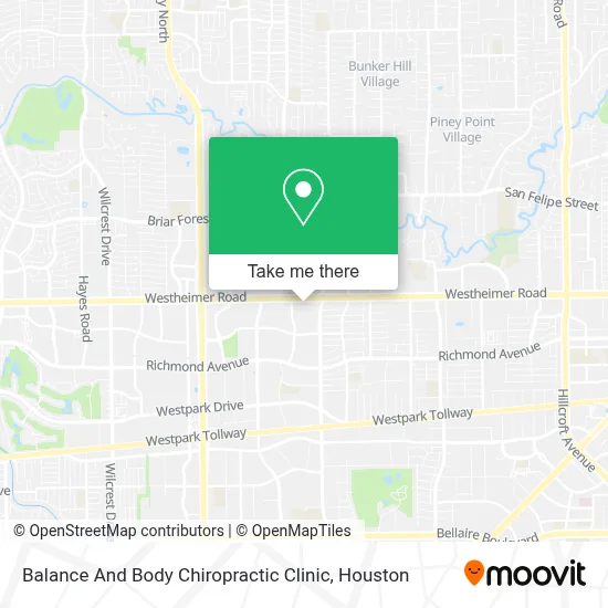 Balance And Body Chiropractic Clinic map