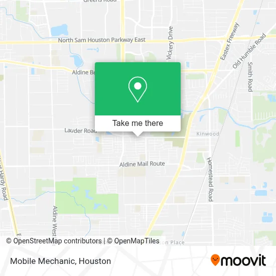 Mobile Mechanic map