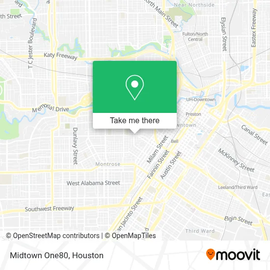 Midtown One80 map