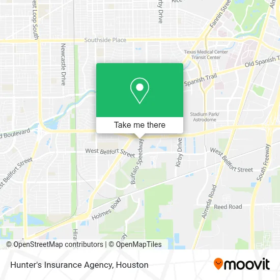Hunter's Insurance Agency map