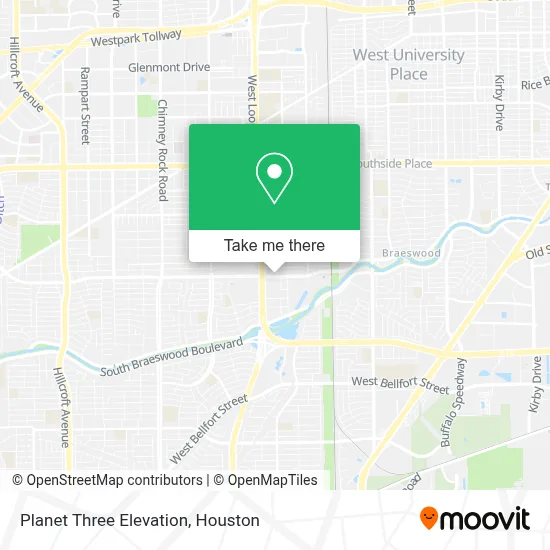 Planet Three Elevation map