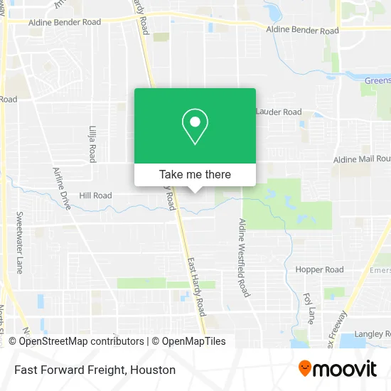 Fast Forward Freight map