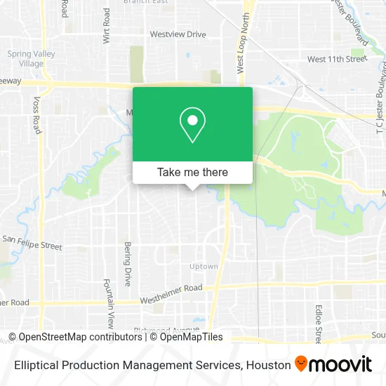 Elliptical Production Management Services map