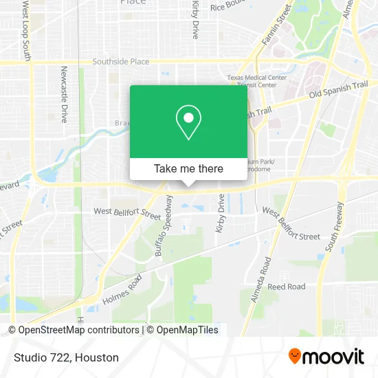 Studio 722 map