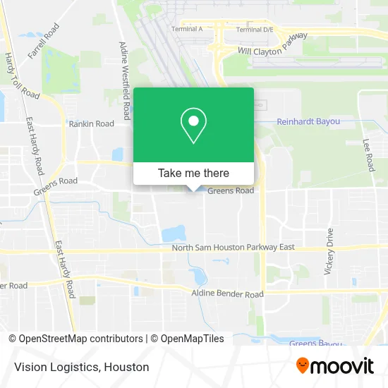 Vision Logistics map