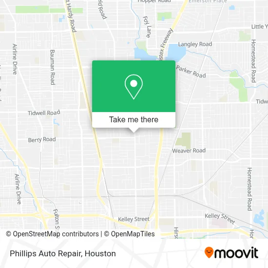 Phillips Auto Repair map