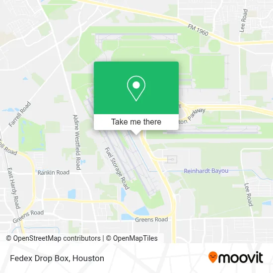 Fedex Drop Box map