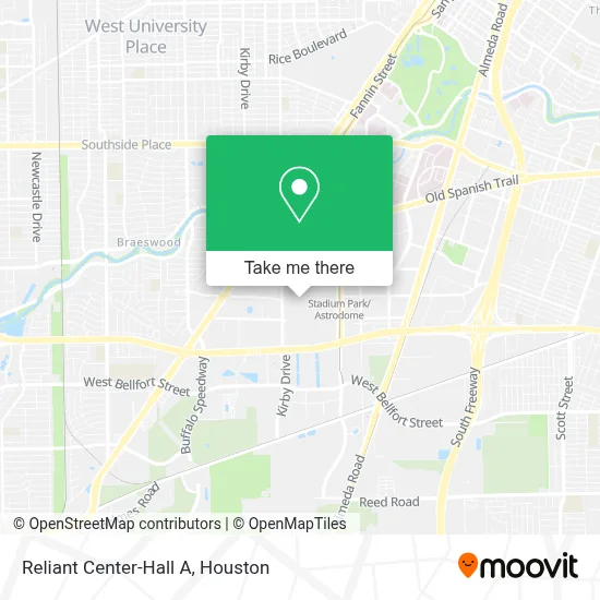 Reliant Center-Hall A map