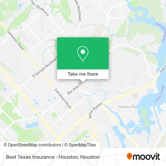 Best Texas Insurance - Houston map