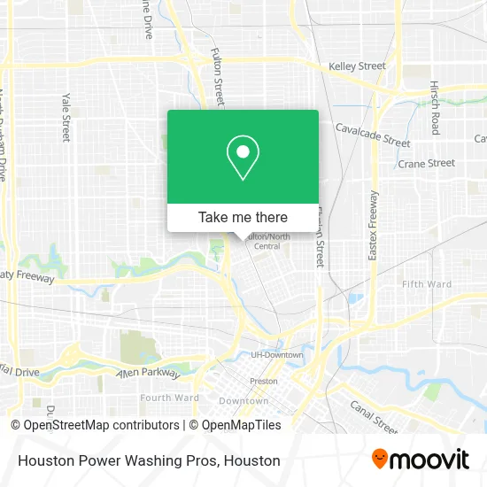 Houston Power Washing Pros map